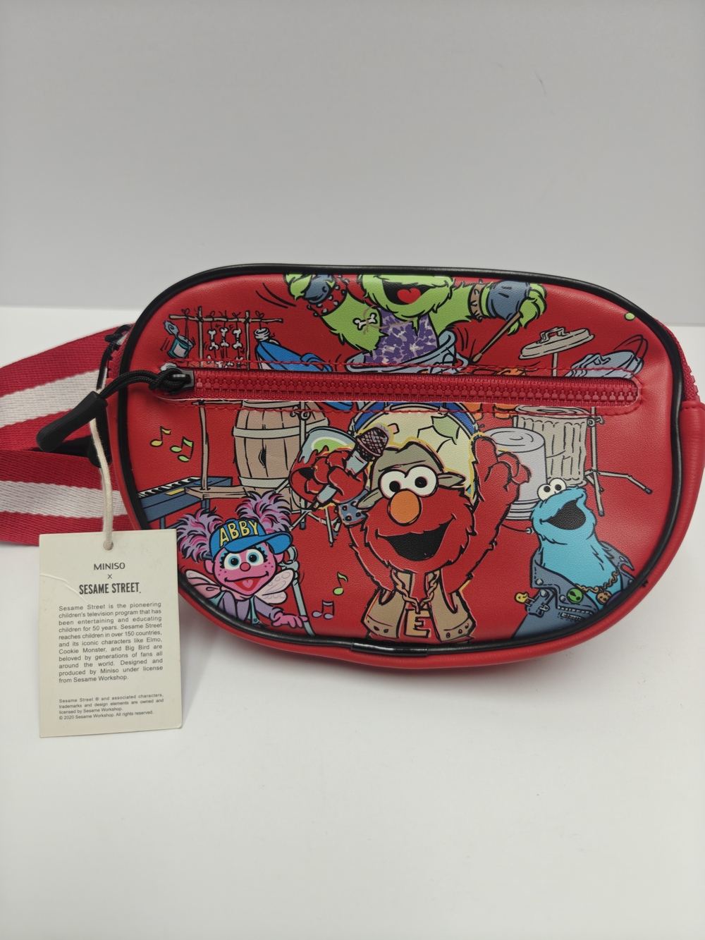 MINISO x Sesame Street Red Elmo Kids Crossbody Bag